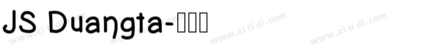 JS Duangta字体转换